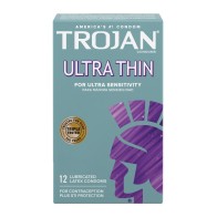 Condoms Trojan Ultra Thin - Caja de 12