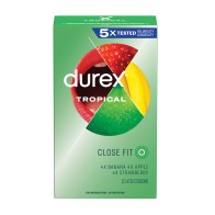 Condones Durex Tropical Color y Aromas Caja de 12