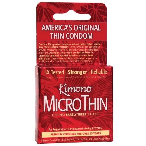 Condoms Kimono Micro Thin - Ultra Sensibles para el Placer