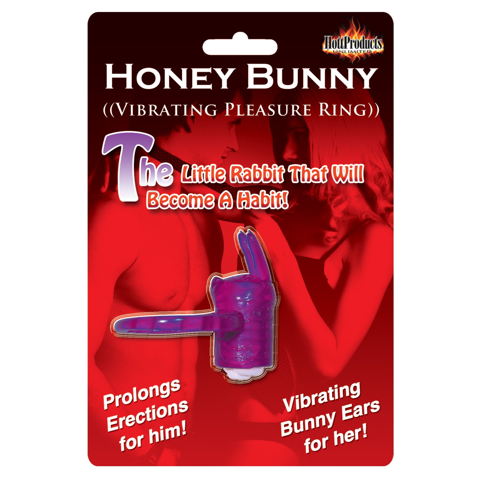 Cock Ring Horny Honey Bunny - Purpura