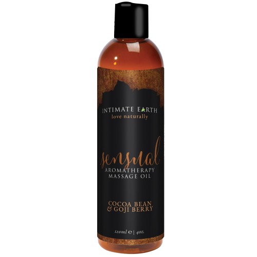 Aceite de Masaje Intimate Earth de Cacao y Baya