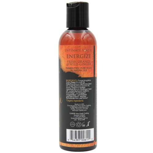 Aceite de Masaje Energizante Intimate Earth - Naranja & Jengibre