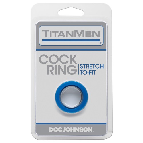 Anillo para el Pene Titanmen Tools Azul