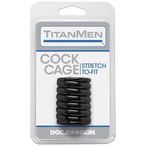 Cage para Pene Titanmen - Negro