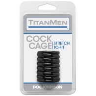 Cage para Pene Titanmen - Negro