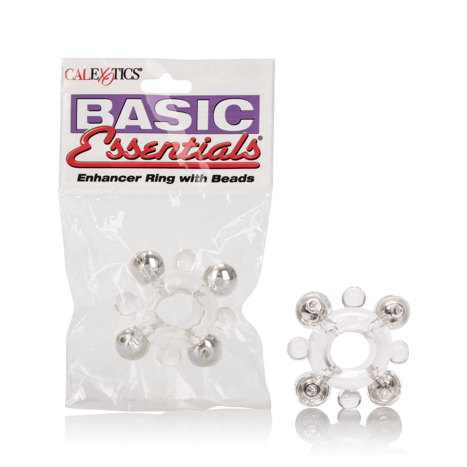 Basic Essentials Enhancer Ring with Beads - Clear