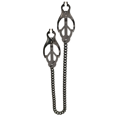 Spartacus Black Butterfly Nipple Clamps