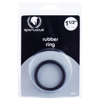 Spartacus Rubber Cock Ring Black