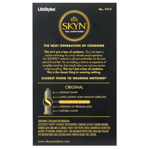 Lifestyles SKYN Original Condoms - Box of 12