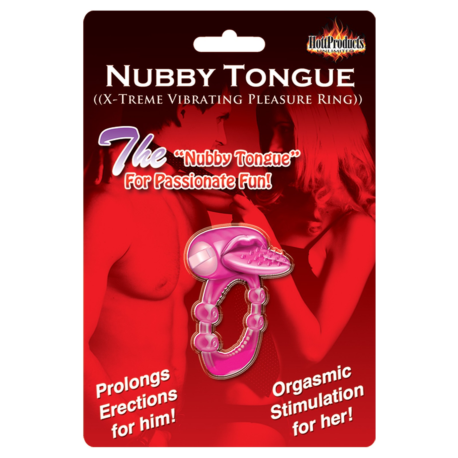 Anillo Vibrador Nubby Tongue X-treme