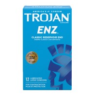 Trojan Enz Lubricated Condoms - Box of 12