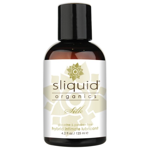 Lubricante Sliquid Organics Silk 4.2 oz para Placer Suave