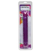 Dildo Doble Crystal Jellies 12"|Doc Johnson|Placer