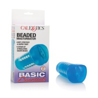 Basic Essentials Beaded Masturbator for Ultimate Pleasure