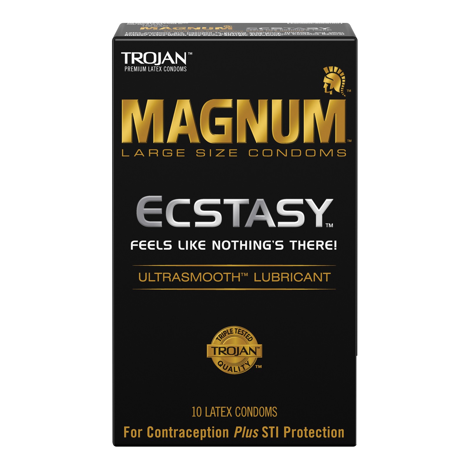 Condones Trojan Magnum Ecstasy - Protección Sensacional