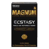 Condones Trojan Magnum Ecstasy - Protección Sensacional