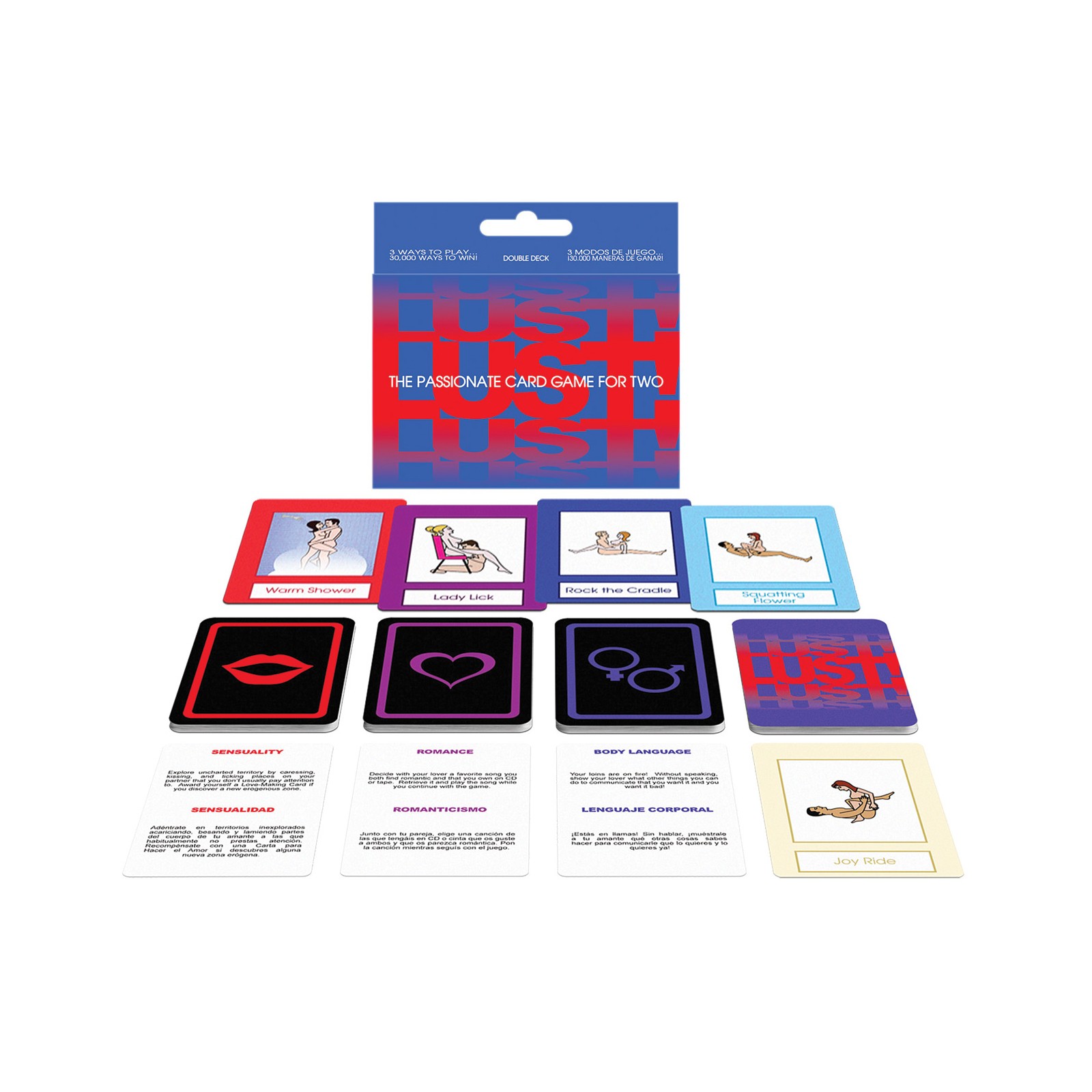 Lust! Couples Card Game for Exploring Fantasies