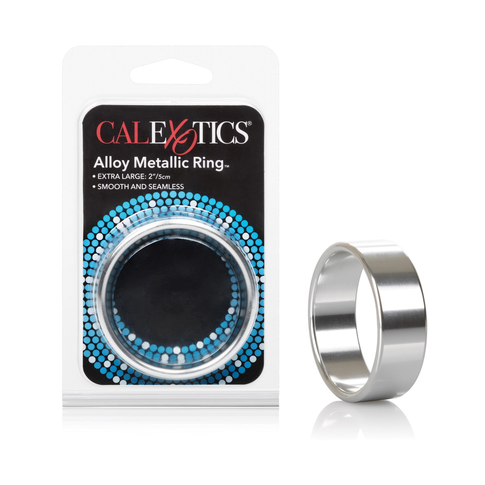 Alloy XL Metallic Ring - Silver Pleasure Enhancer