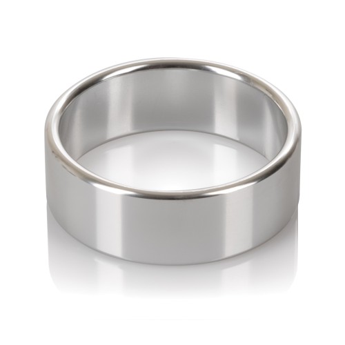 Alloy XL Metallic Ring - Silver Pleasure Enhancer