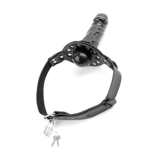 Ball Gag Deluxe con Dong Fetish Fantasy para Diversión Suprema