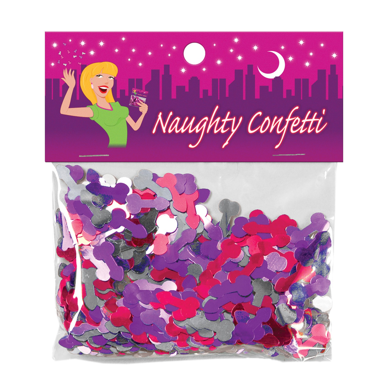 Naughty Confetti Party Decoration