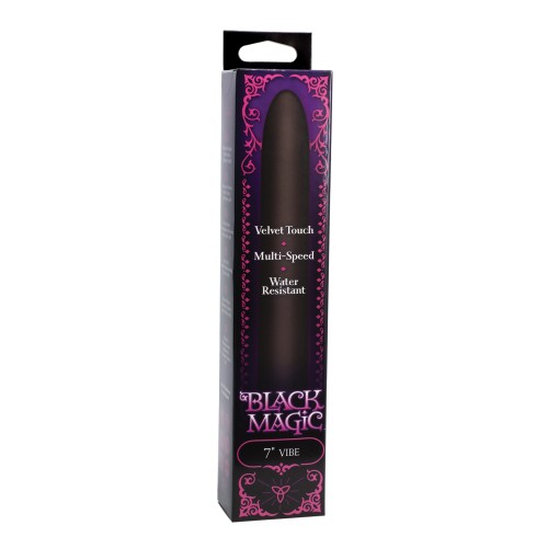 Black Magic 7-Inch Vibrator - Waterproof and Body-Safe Design