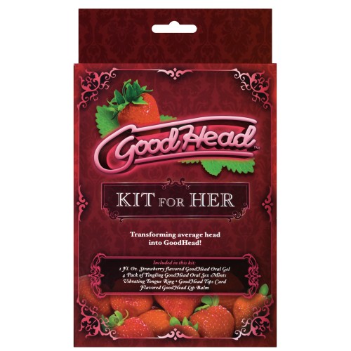 Kit GoodHead para Ella - Sabor a Fresa Deliciosa