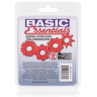 Basic Essentials Rings Red Set for Enhanced Experience