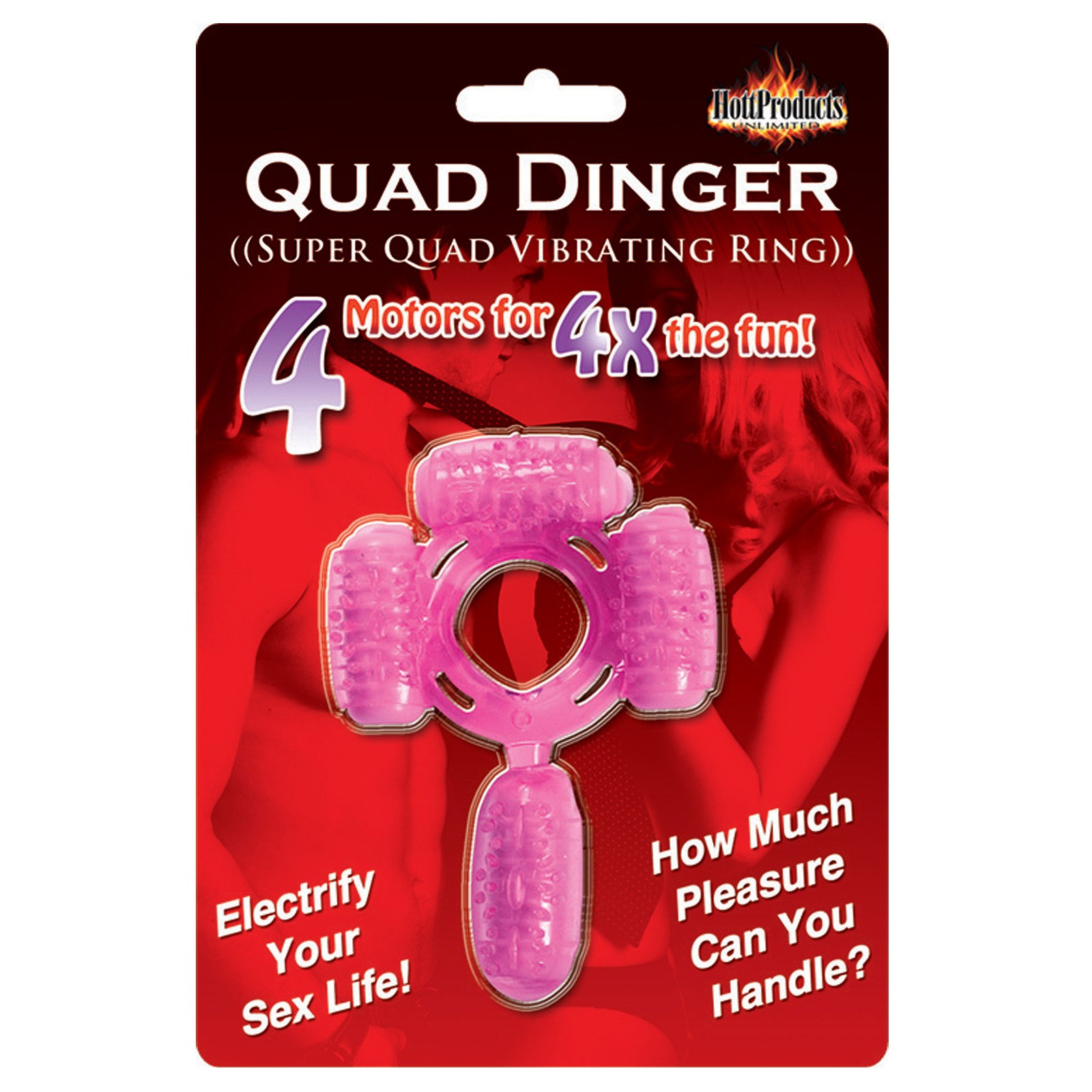 Humm Dinger Super Quad Vibrador Magenta