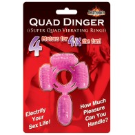 Humm Dinger Super Quad Vibrador Magenta