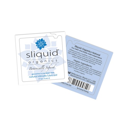 Lubricante Íntimo Natural Sliquid Organics Almohada