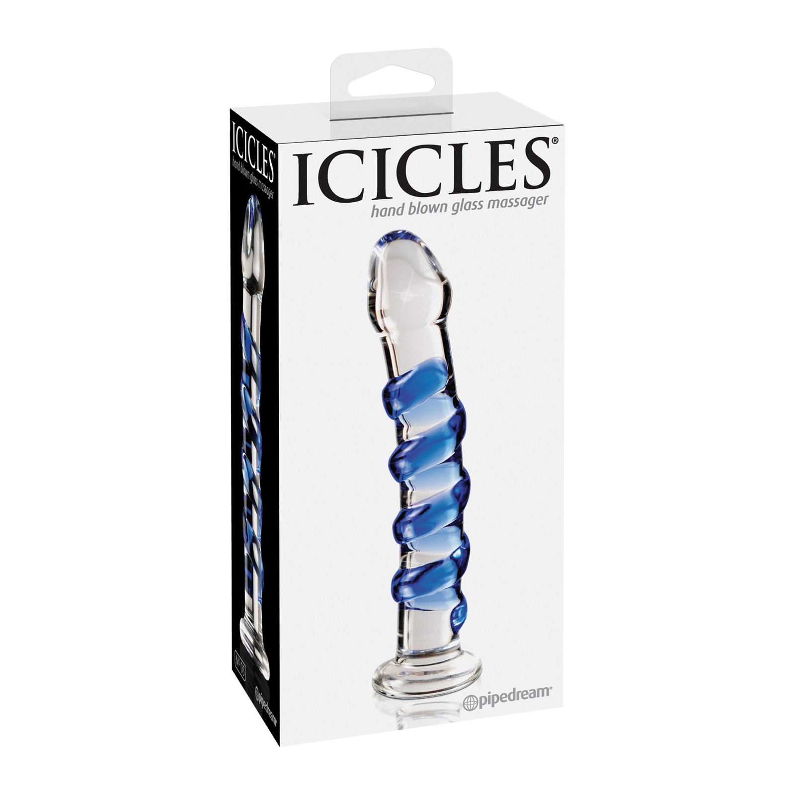 Icicles No. 5 Hand-Blown Glass Massager for Premium Pleasure