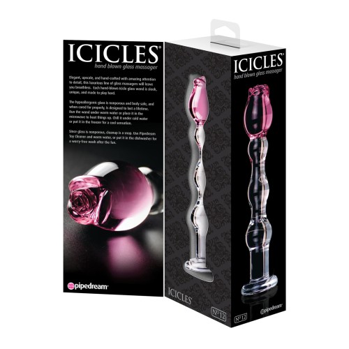 Icicles No. 12 Hand Blown Glass Massager