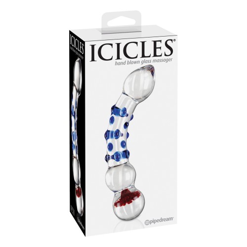 Icicles No. 18 Hand Blown Glass Massager