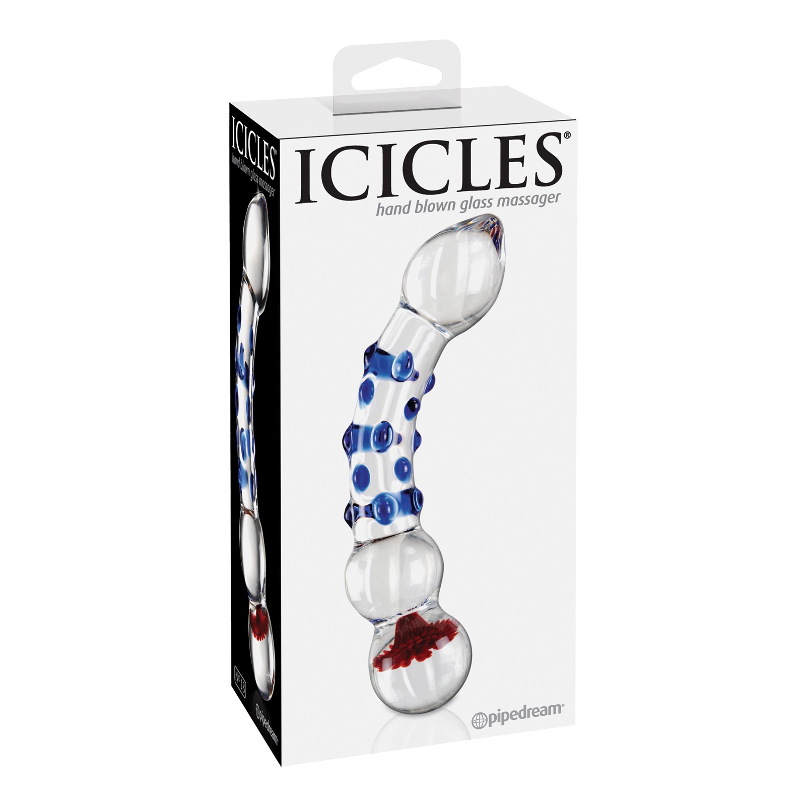 Icicles No. 18 Hand Blown Glass Massager