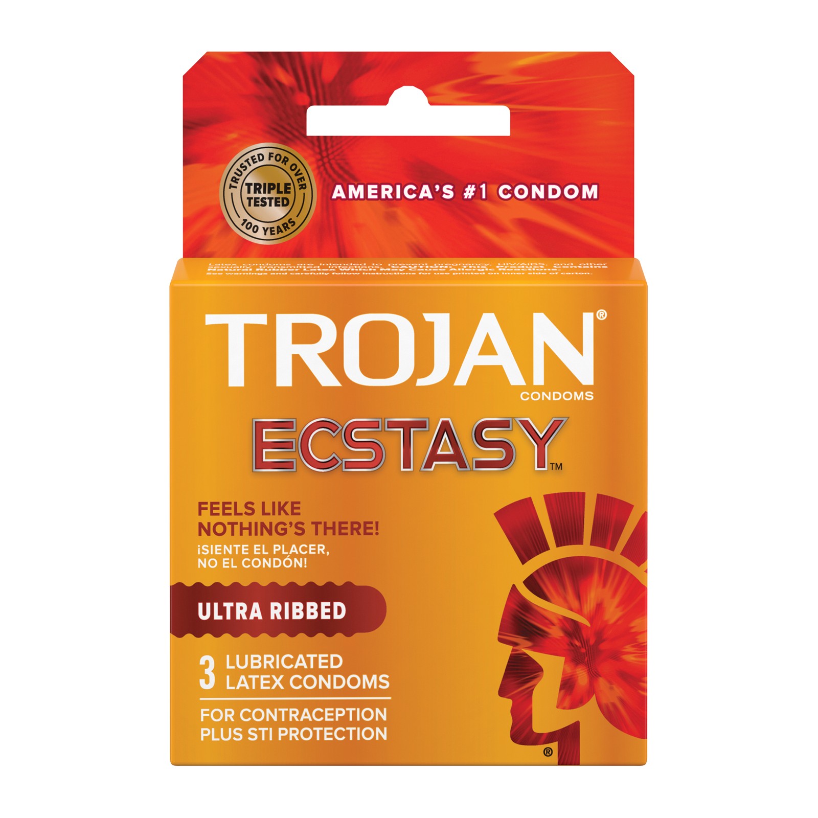 Preservativos Trojan Ultra Ribbed Ecstasy