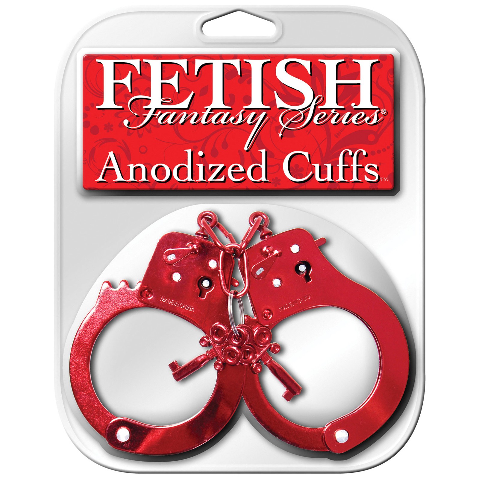 Fetish Fantasy Anodized Cuffs Red