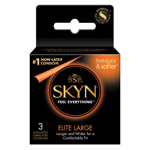 Condones Lifestyles SKYN Elite Grande Caja de 3