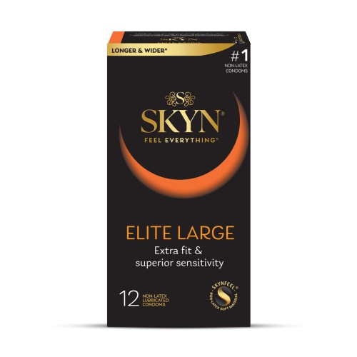 Condones Lifestyles SKYN Elite Large Caja de 12 para Comodidad