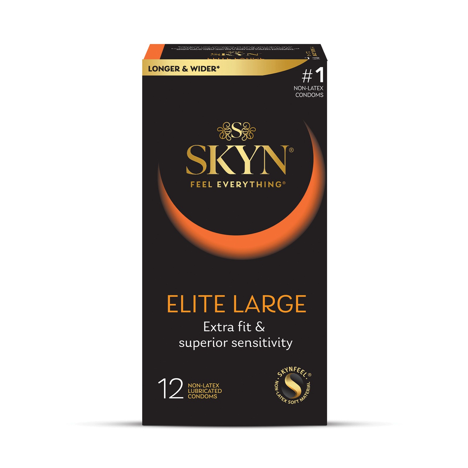 Lifestyles SKYN Elite Large Condoms Box of 12 for Comfort