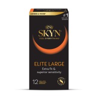 Lifestyles SKYN Elite Large Condoms Box of 12 for Comfort