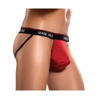 100% Silk Jock Strap - Luxury in Red