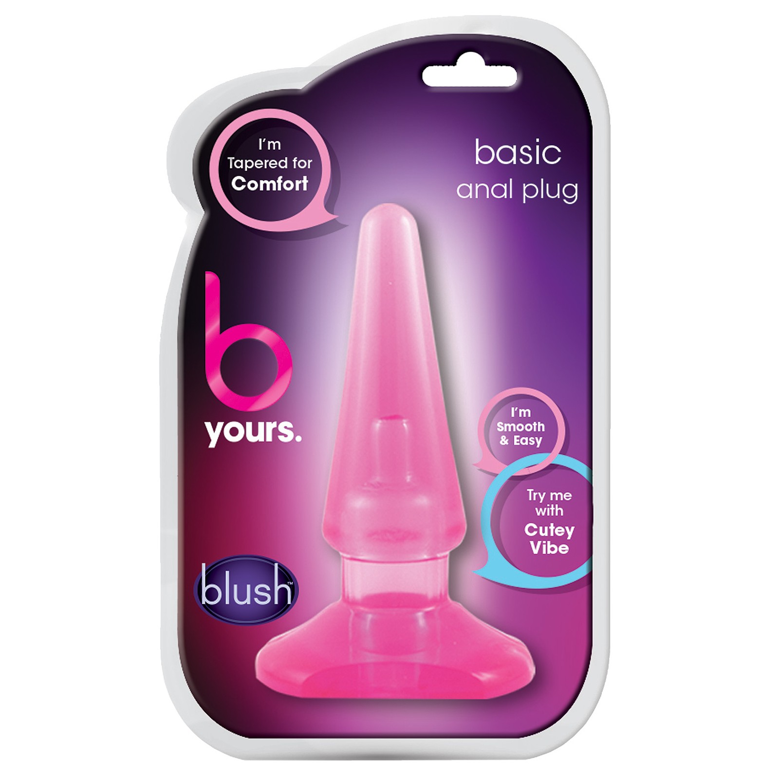 Blush B Yours Basic Anal Plug - Pink