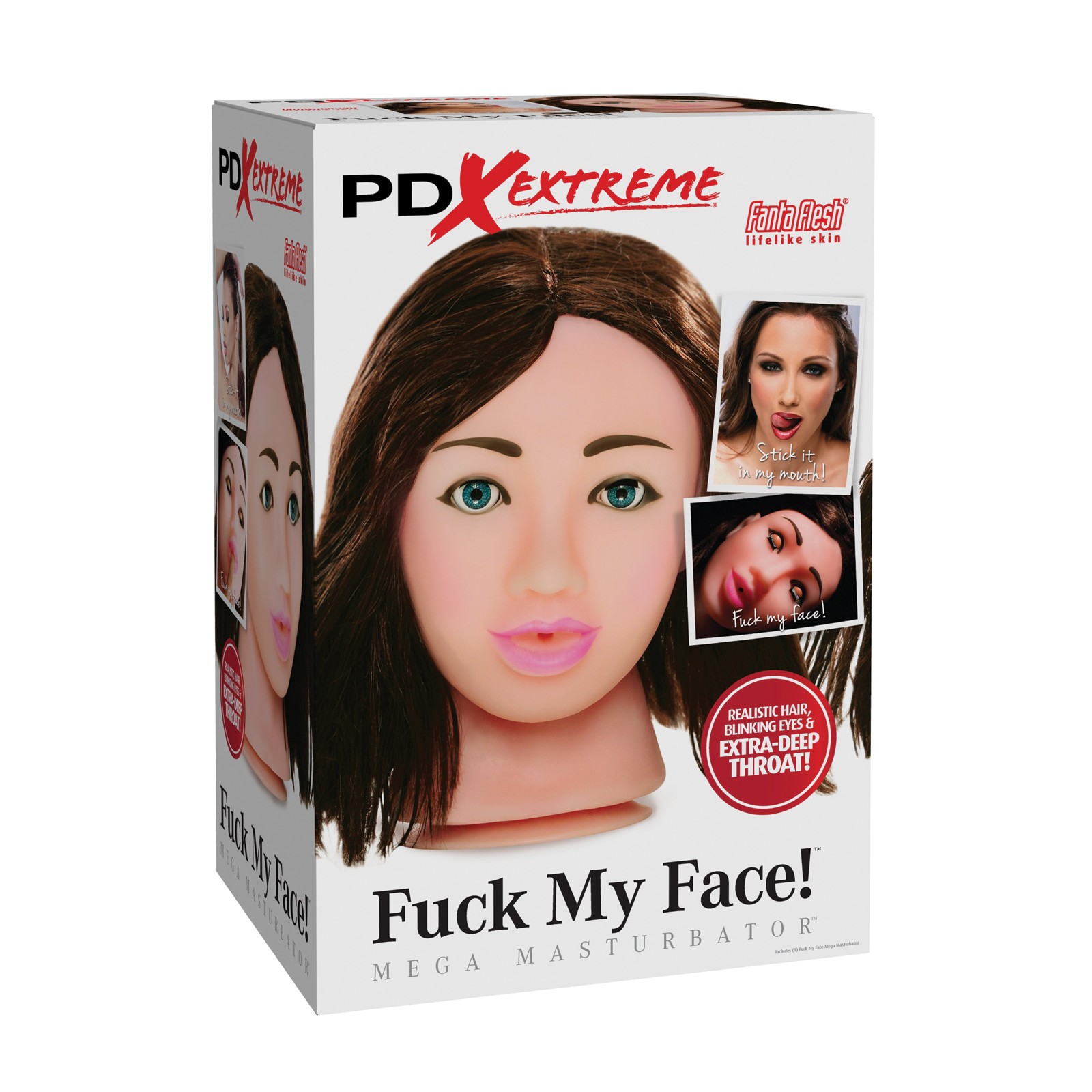 PDX Extreme Fuck My Face Brunette Replica