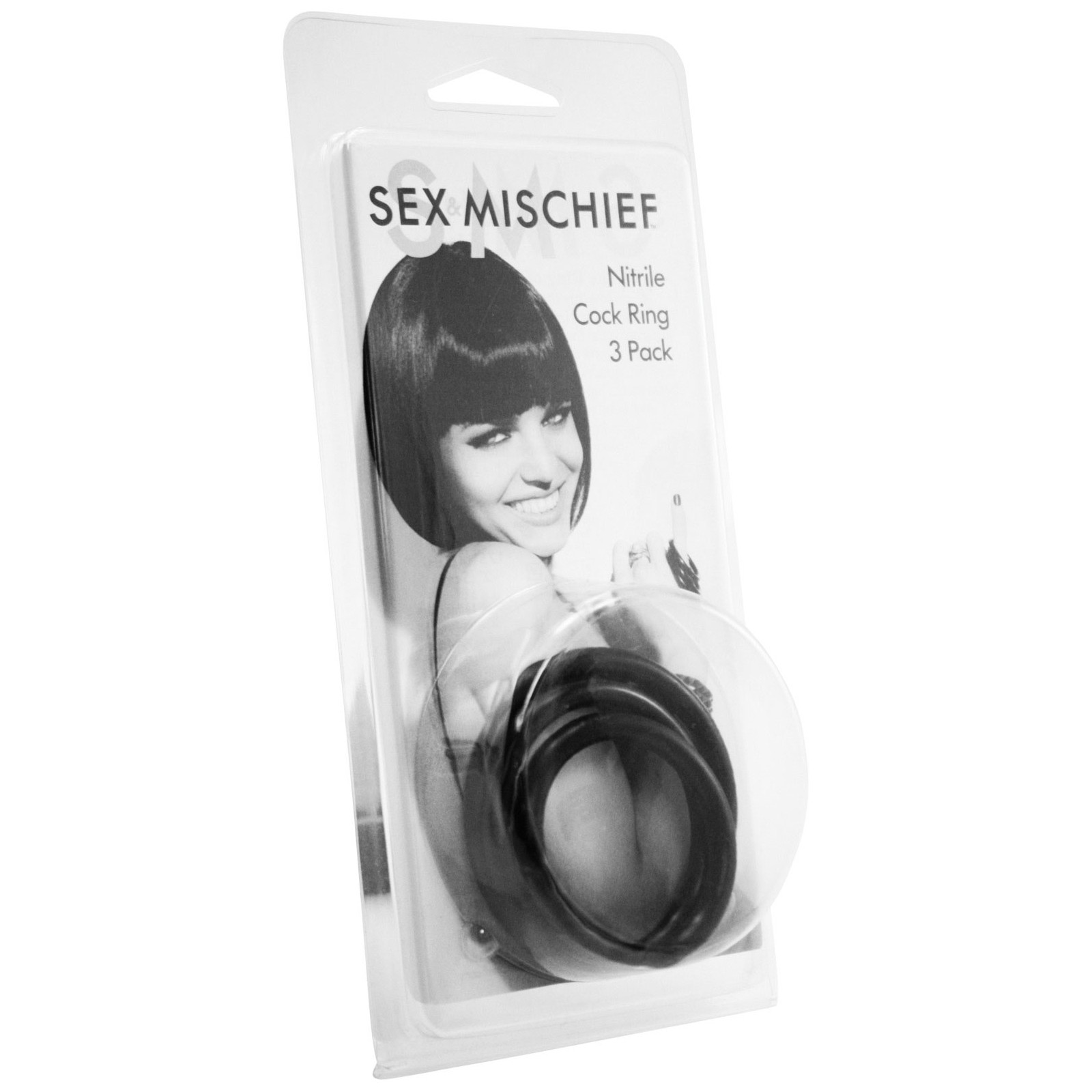 Pack de 3 Anillos para el Pene Nitrilo Sex & Mischief