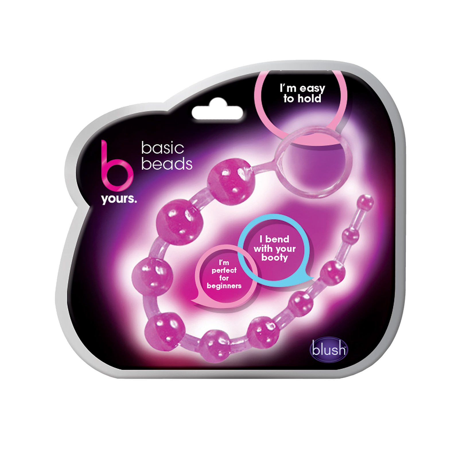 Blush B Yours Basic Anal Beads Purple