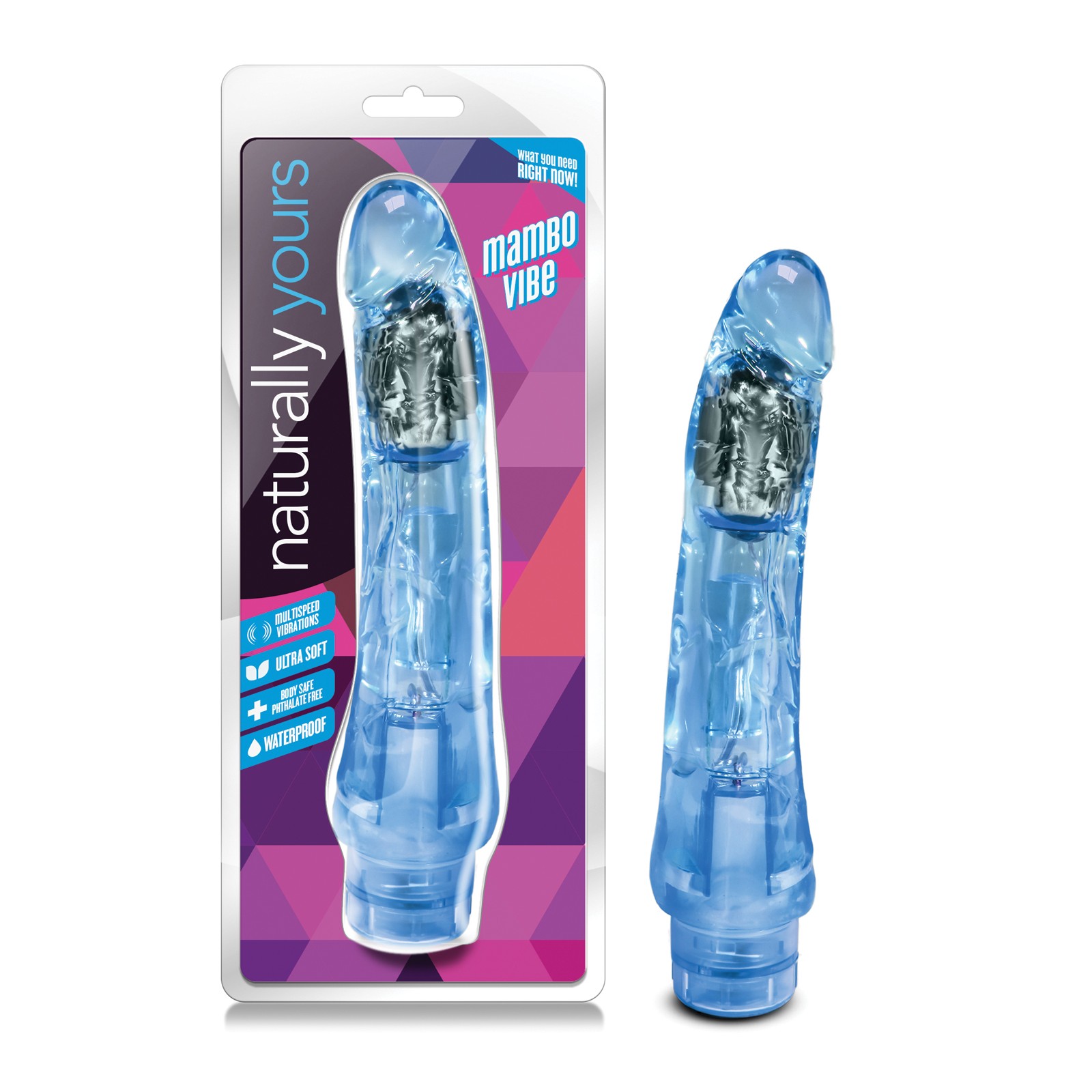 Blush Naturally Yours Mambo Vibe Blue - Premium Vibrator