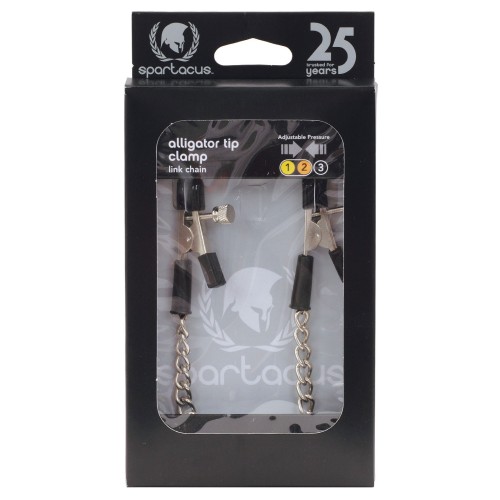 Spartacus Adjustable Nipple Clamps with Chain