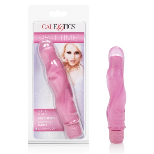 First Time Softee Lover - Pink Vibrator