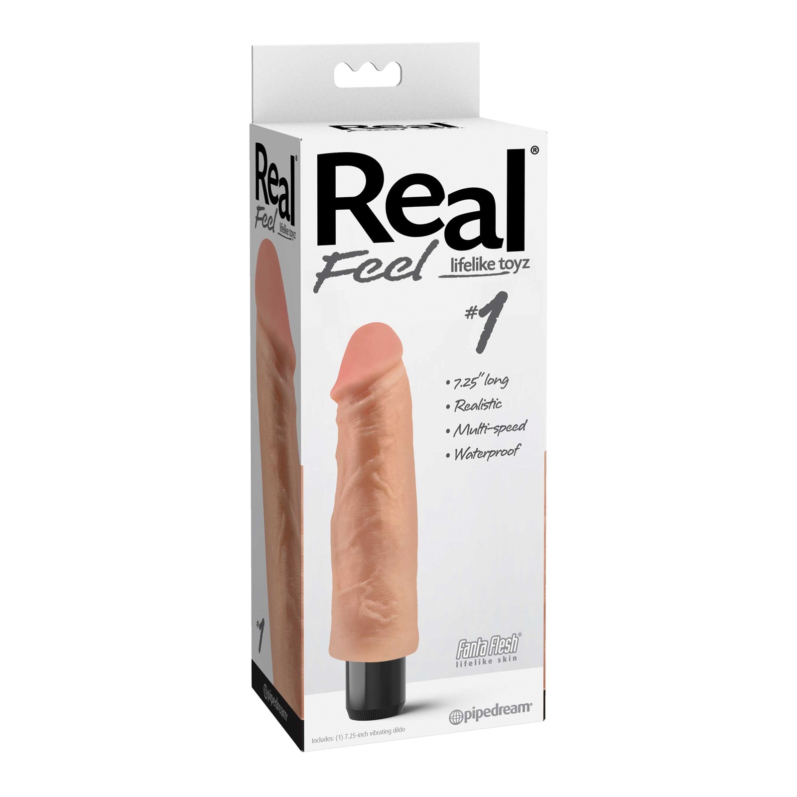 Real Feel No. 1 Waterproof Vibe 7.5 inch Multi-speed